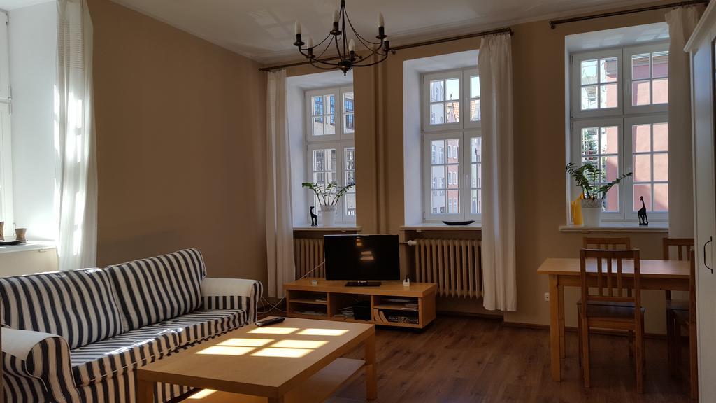 Brama Straganiarska Nad Samą Motławą Historic Traders Gate Lägenhet *